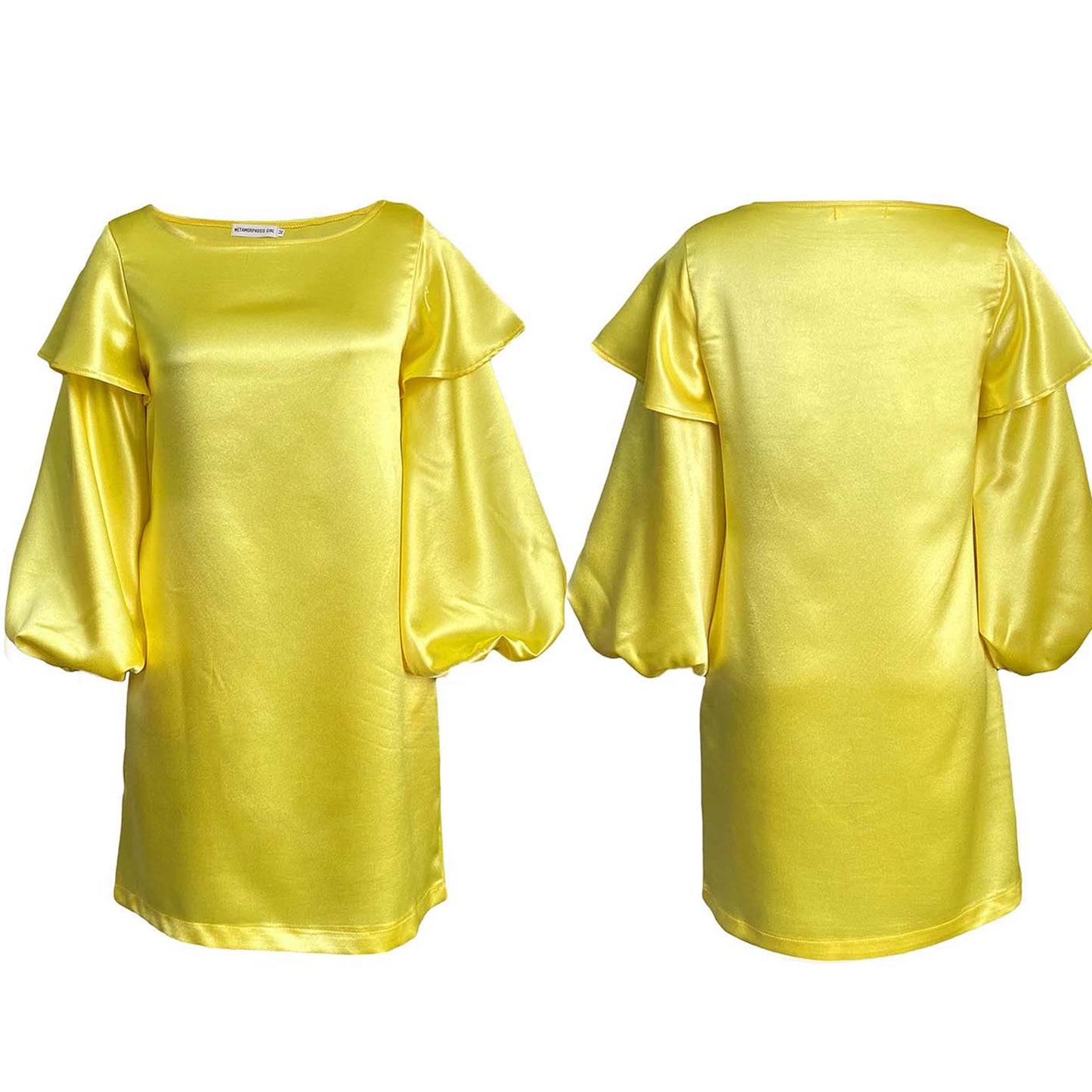 Robe élégante pour femmes avec des manches volumineuses et fluides Chic und Stil