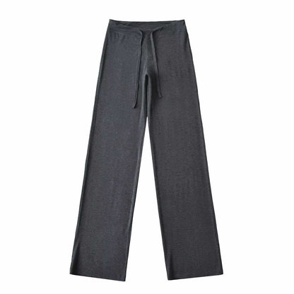 Chic and Style casual wide jersey pants for women