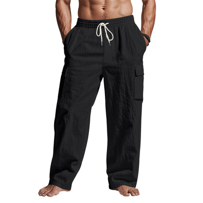 Casual cargo pants for men with practical design and elastic waistband Chic and Style