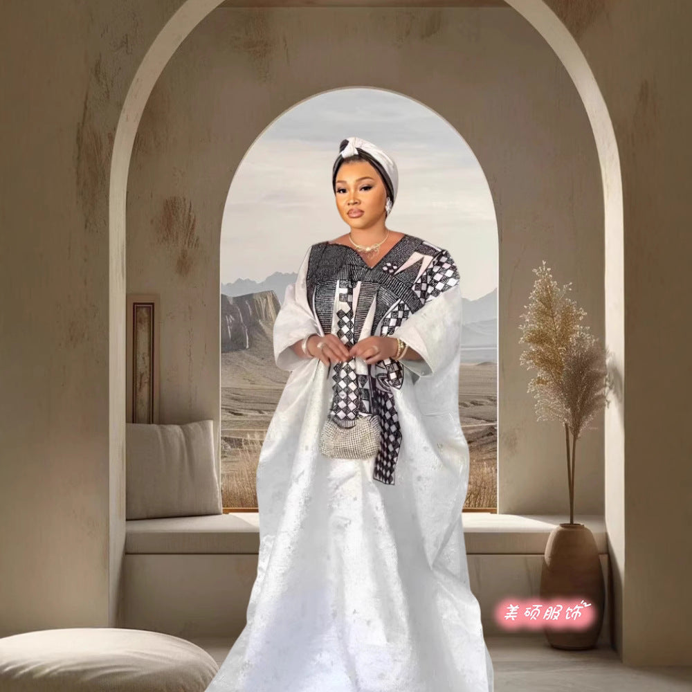 Dames Élégante tunique ethnique avec manches élargies et motifs uniques Chic und Stil