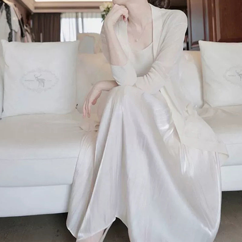 Robe maxi en couches élégante pour femmes Chic und Stil