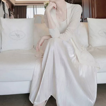 Robe maxi en couches élégante pour femmes Chic und Stil