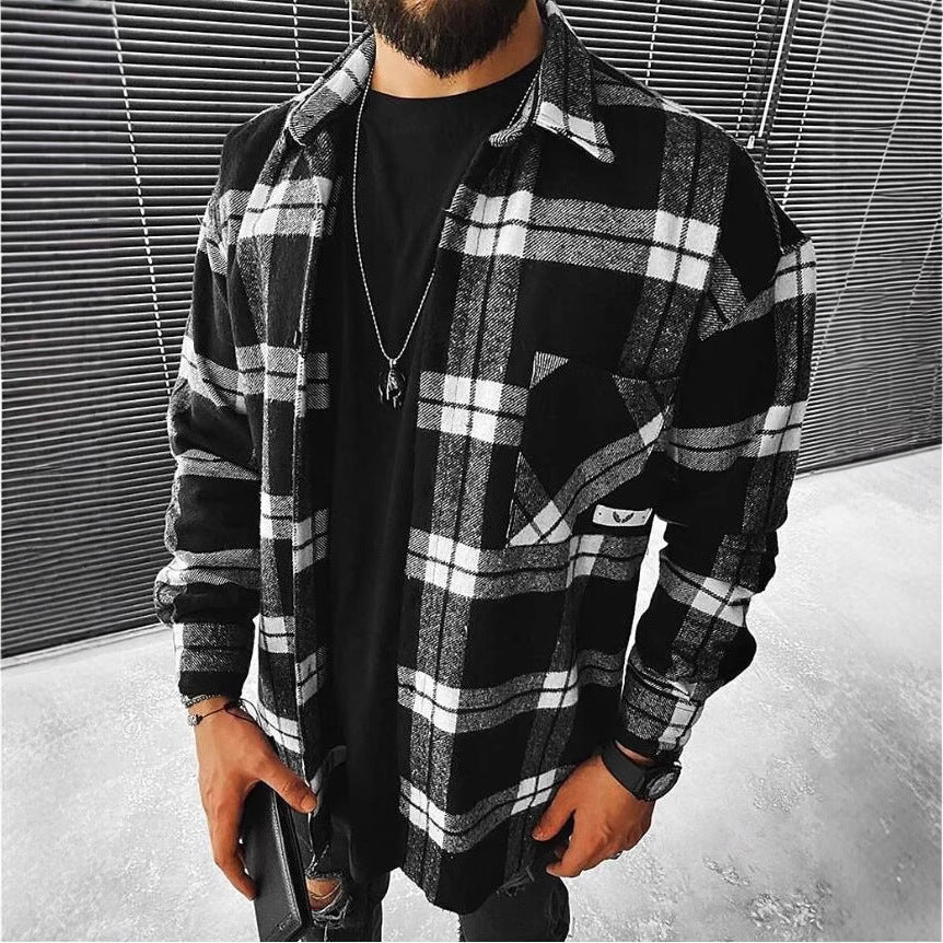 Chemise à carreaux pour hommes Chic und Stil