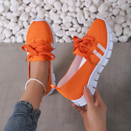 Women breathable and comfortable leisure shoes with elastic upper Chic and Style