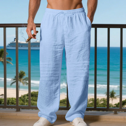 Casual beach pants for men with a relaxed style and practical pockets Chic and Style