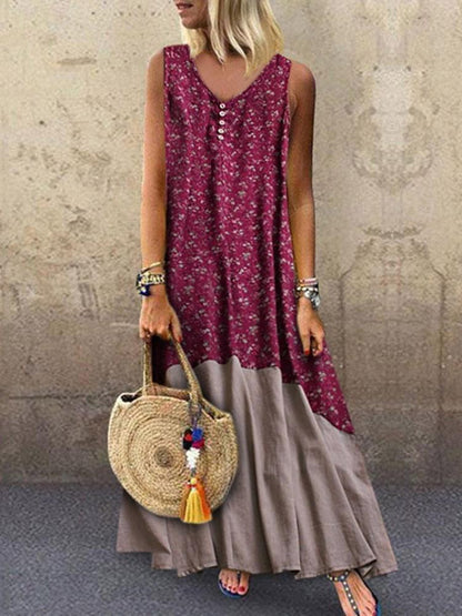 Robe maxi brodée femme Bohemian Chic und Stil