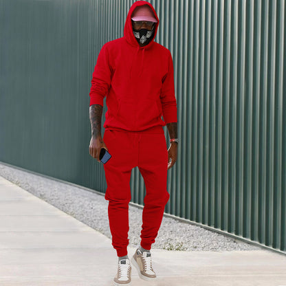Men's casual hoodie and high-waisted jogger pants Chic and Style