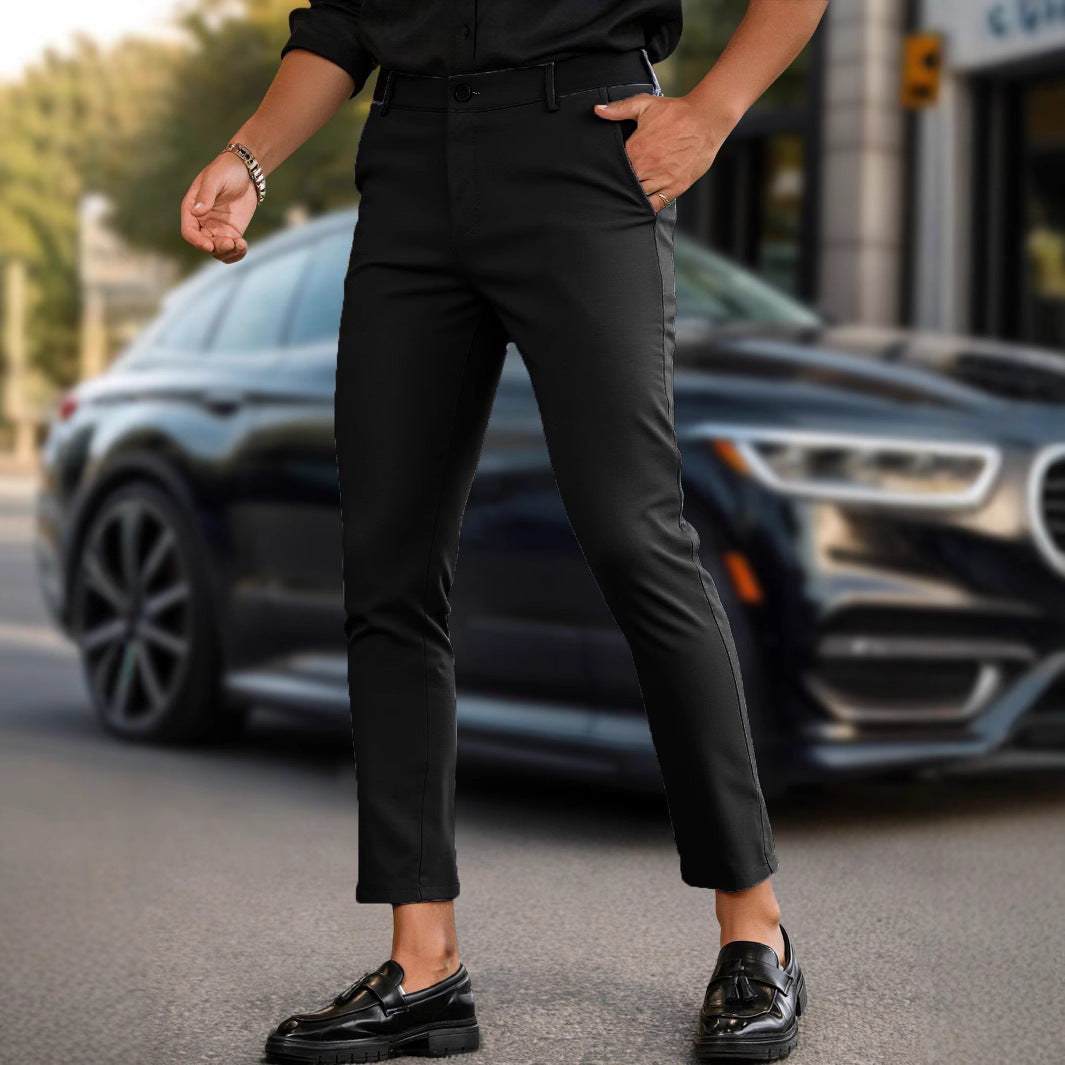 Chic and Style slim-fit trendy chino pants for men