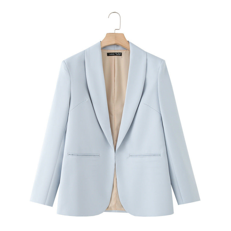 Dames blazer élégant avec coupe unique et poches Chic und Stil