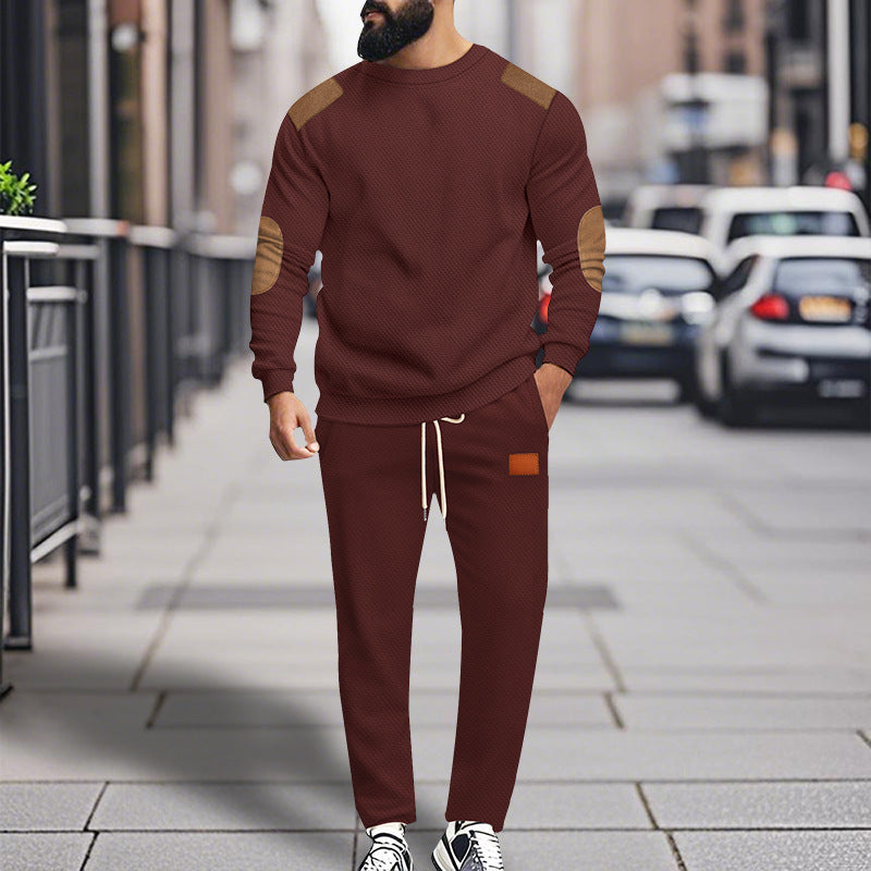 Men's chic and stylish sweatshirt and jogger pants set