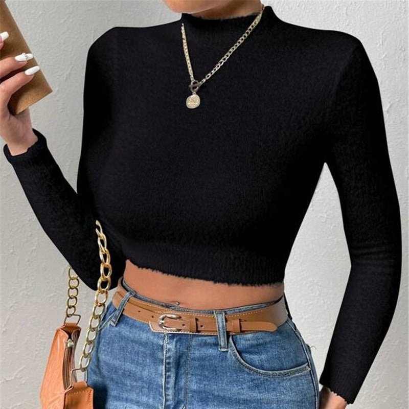 Dames Pull à manches courtes Chic und Stil
