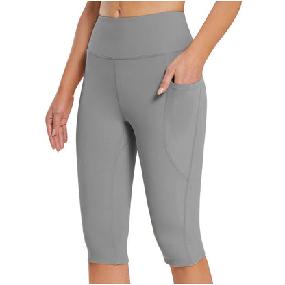 Pantalon Capri sportif pour femmes avec poches latérales pratiques Chic und Stil