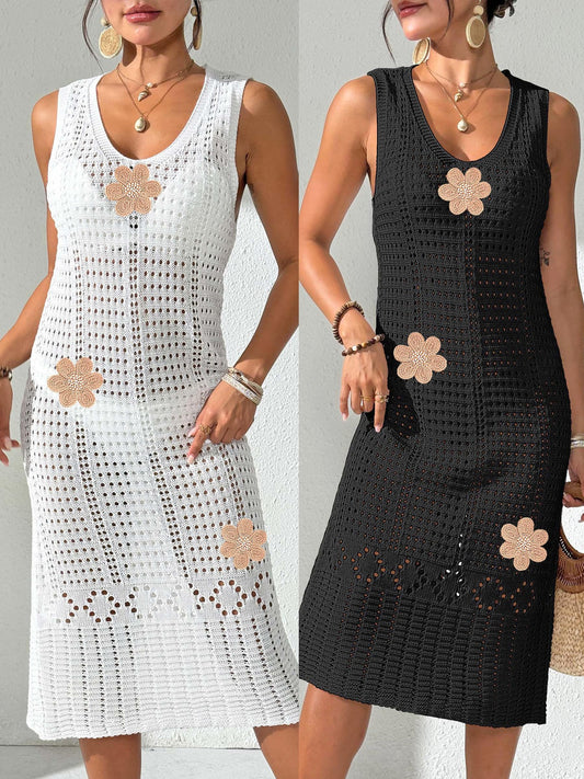 Robe de plage au crochet stylée pour femmes Chic und Stil