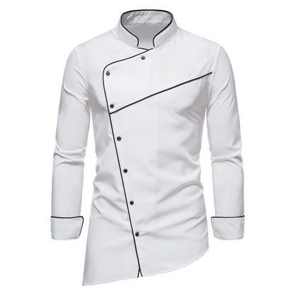 Men's chef jacket with precious contrasts and high-quality finish Chic and Style