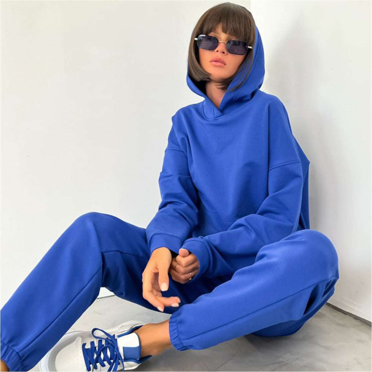 Dames Hoodie Oversized - Ensemble d'entraînement Chic und Stil