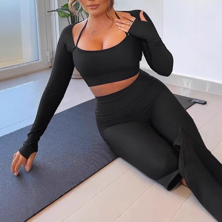 Dames Ensemble de compression sportif Chic und Stil