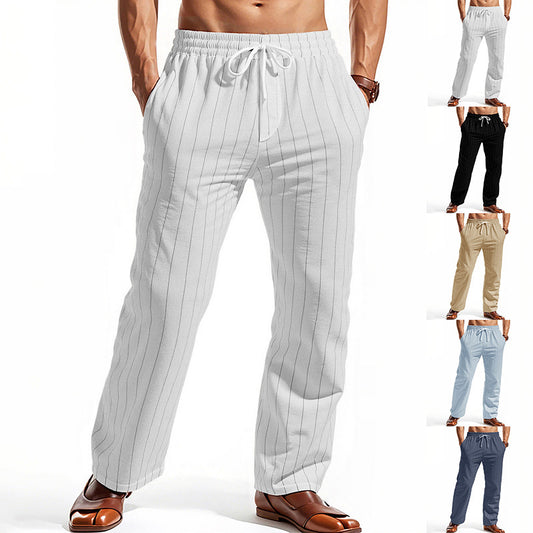 Pantalons de loisirs élégants et confortables pour hommes avec taille élastique Chic und Stil