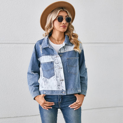 Veste en jean pour femmes avec un mélange moderne d'accents classiques et tendance Chic und Stil
