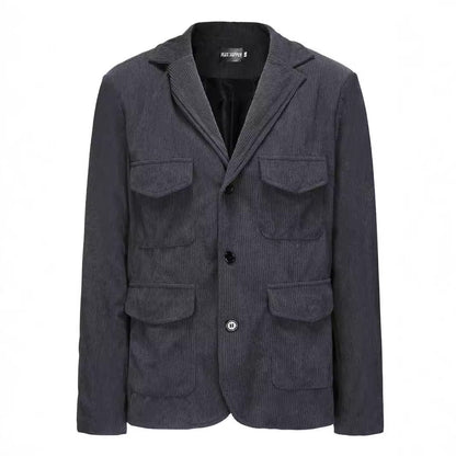 Blazer en cord pour femmes avec poches fonctionnelles Chic und Stil