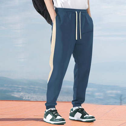 Men's leisure sports pants with contrasting stripes on the sides Chic and Style