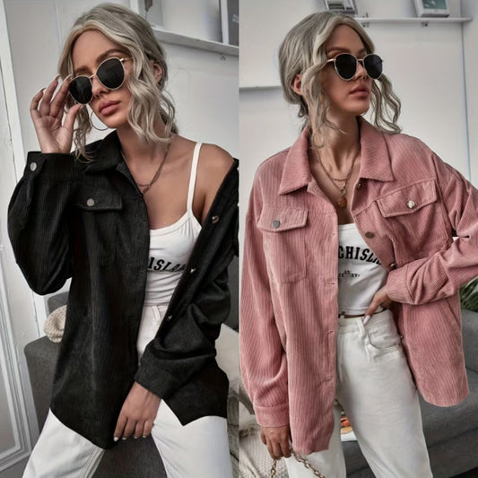 Veste en corduroy pour femmes avec coupe moderne et poches pratiques Chic und Stil
