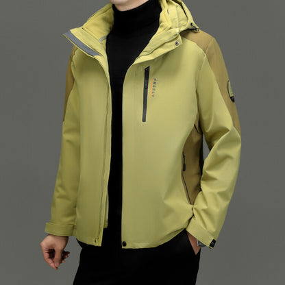 Functional jacket for men with innovative water-repellent properties Chic and Style