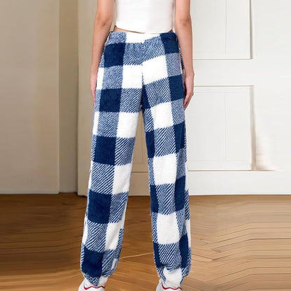 Comfortable women's lounge pants with plaid pattern Chic and Style
