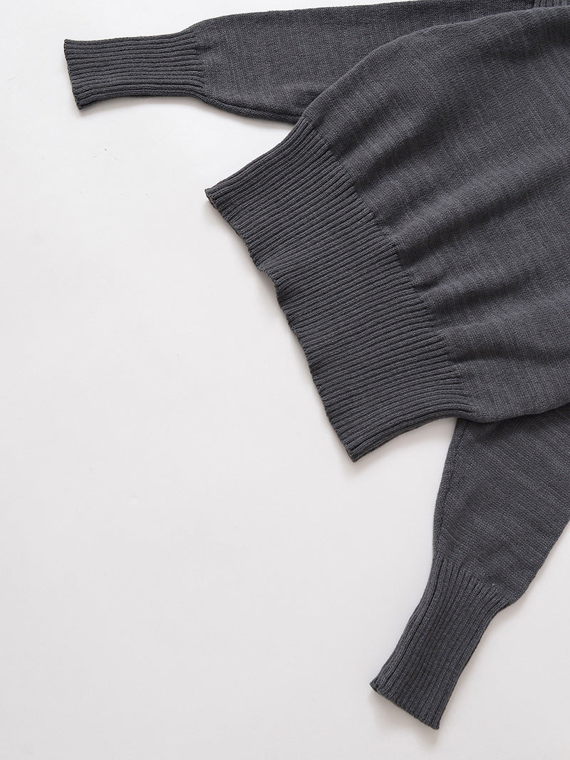 Pull overize décontracté pour femmes en matériau tricot doux Chic und Stil