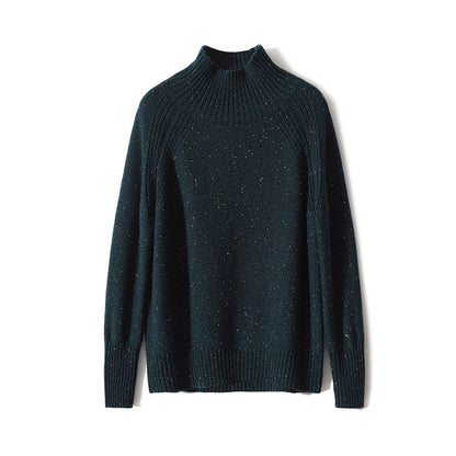 Pull à col roulé scintillant Chic und Stil pour femmes