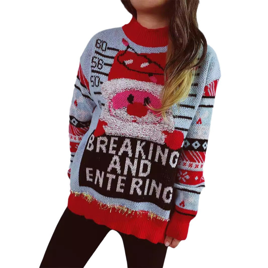 Pull femme de Noël avec motif festif et matériaux de haute qualité Chic und Stil
