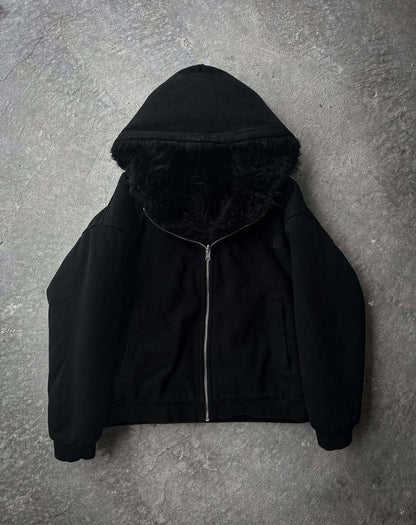 Dame veste à capuche avec doublure douce et coupe moderne Chic und Stil