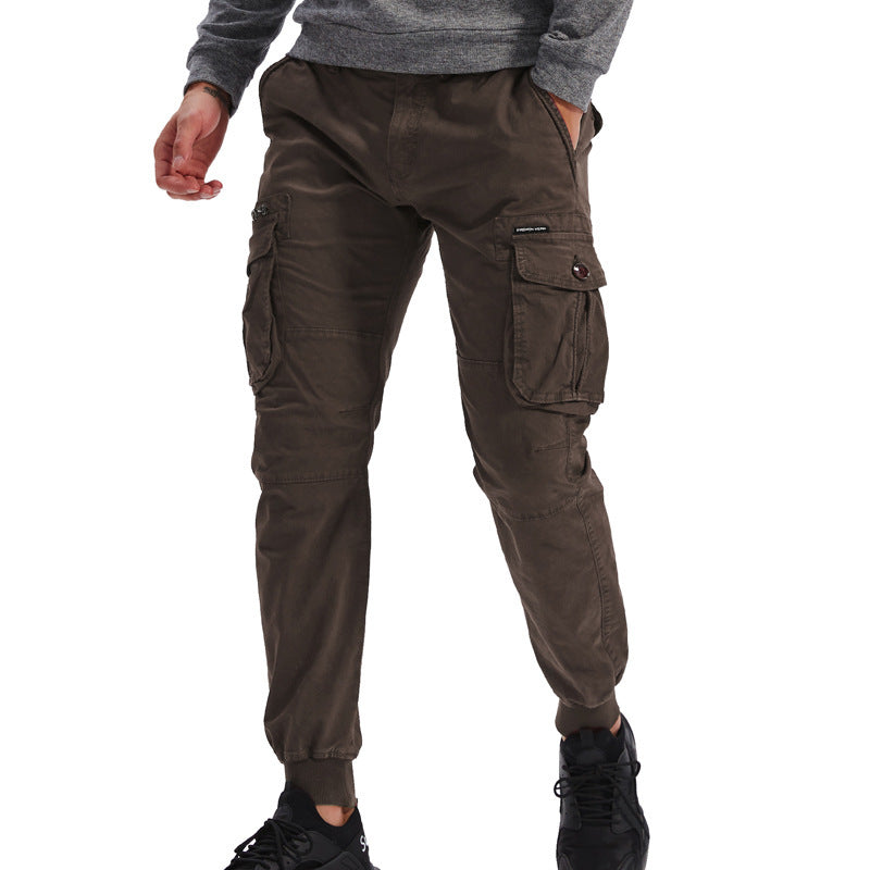 Men's cargo pants with practical pockets and elastic waistband Chic and Style