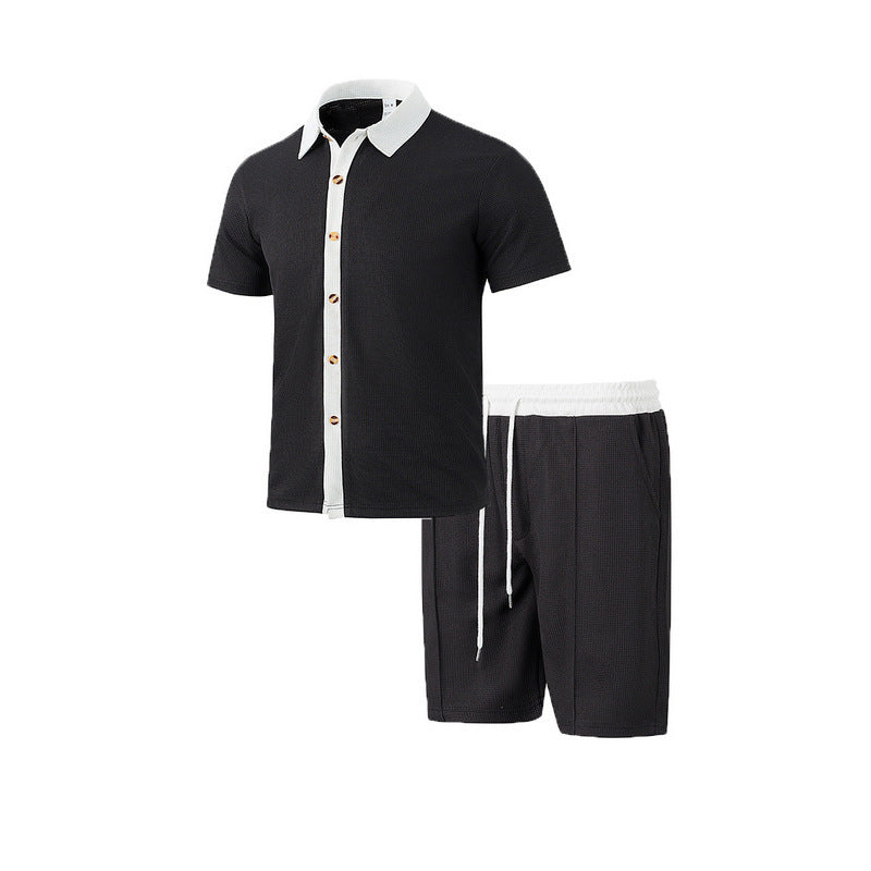 Homme décontracté t-shirt à manches courtes et ensemble de shorts de sport Chic und Stil