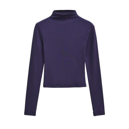 Pull à col roulé à manches longues dames Chic und Stil