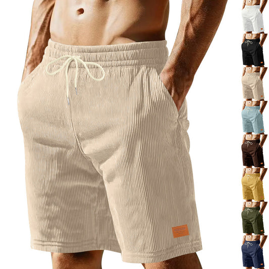 Pantalons de loisirs décontractés pour hommes avec taille élastique et poches latérales pratiques Chic und Stil