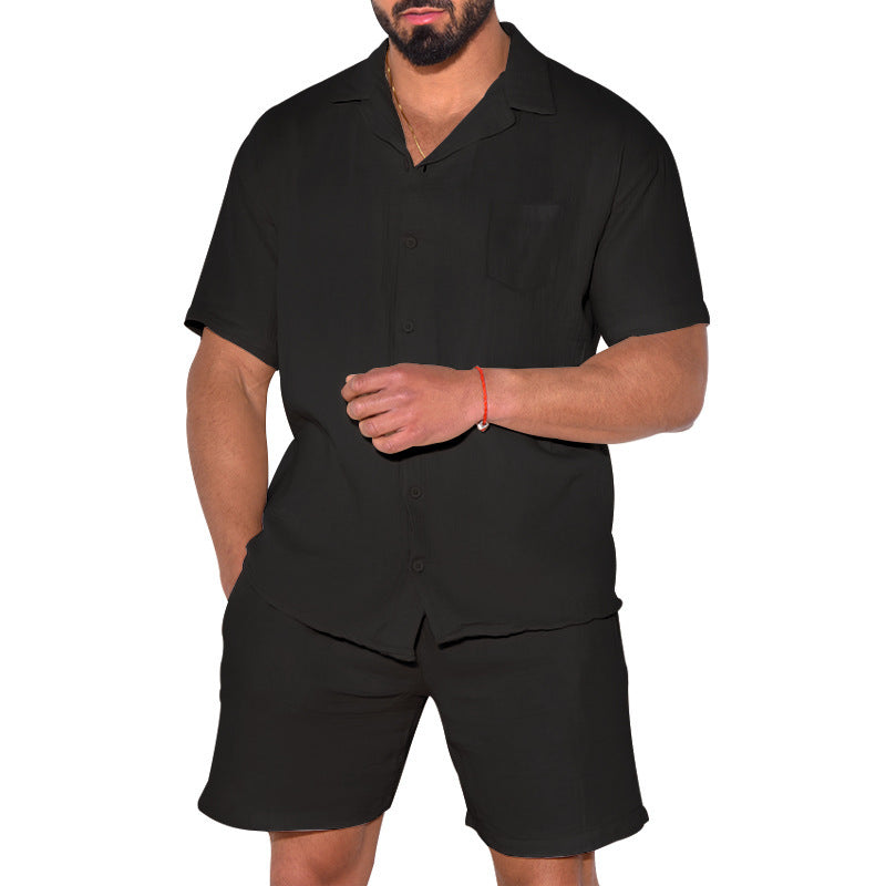 Homme ensemble de chemise à manches courtes et de shorts Chic und Stil