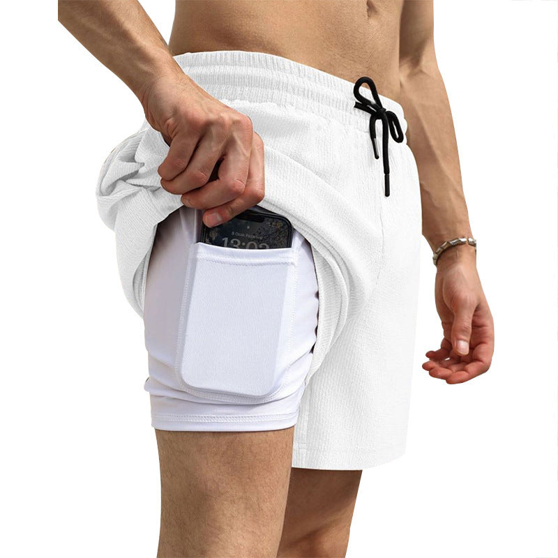 Shorts de sport pour hommes avec poche pratique pour smartphone Chic und Stil