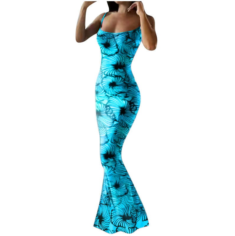 Dames Robe maxi élégante avec imprimé floral Chic und Stil