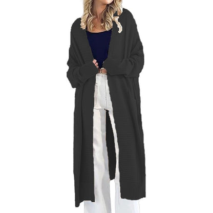 Cardigan en tricot à manches longues pour femmes avec grandes poches et coupe décontractée Chic und Stil