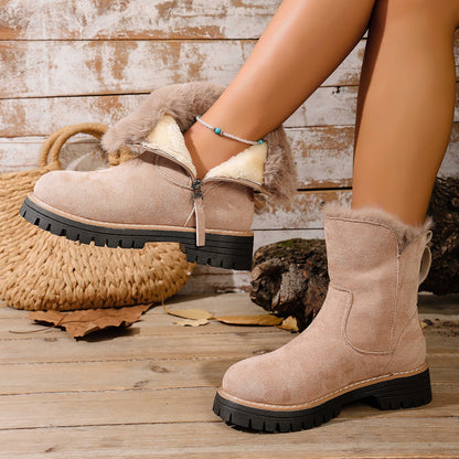 Bottes d'hiver pour femmes avec doublure chaude et profil robuste Chic und Stil
