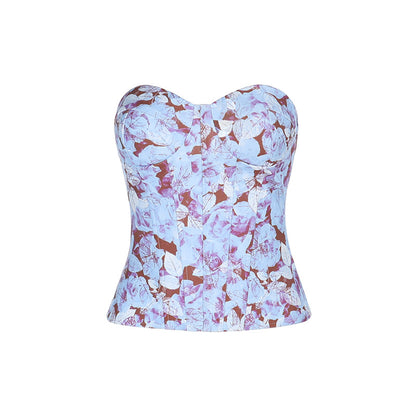 Robes mini corset floral Chic und Stil