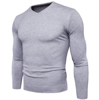 Pull homme en V de haute qualité en coton Chic und Stil