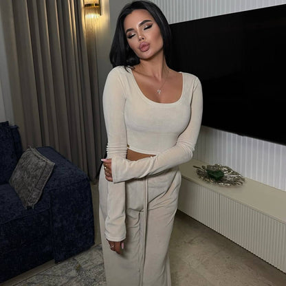 Dames Ensemble de salon élégant et décontracté Chic und Stil