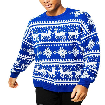 Funny Christmas sweatshirt for men with exclusive Chic und Stil pattern