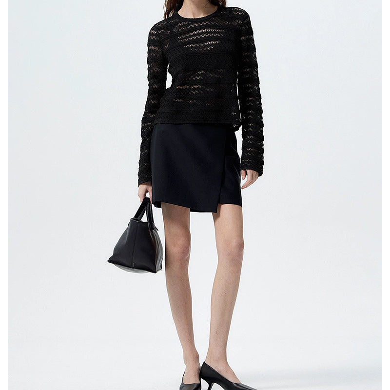 Pullover en dentelle chic pour femmes Chic und Stil