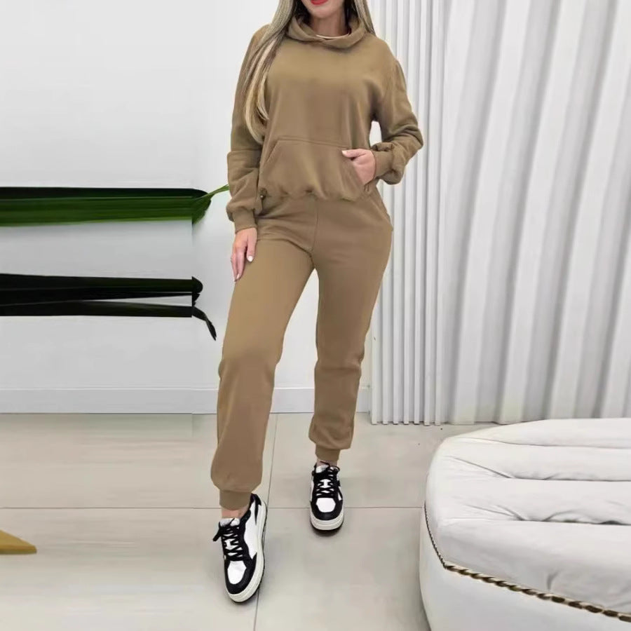 Dames ensemble de sweat à capuche confortable avec poches pratiques Chic und Stil