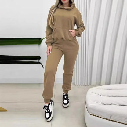 Dames ensemble de sweat à capuche confortable avec poches pratiques Chic und Stil
