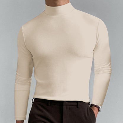 Pull-over à col roulé pour hommes en matériaux confortables et élastiques Chic und Stil