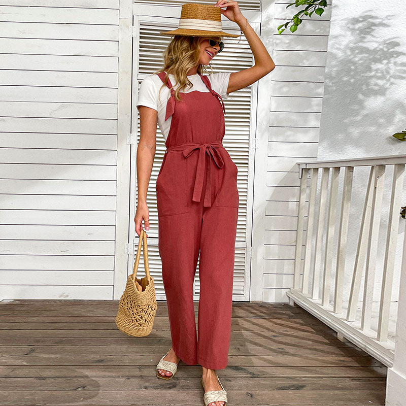 Salopette large pour femmes avec ceinture ajustable et poches Chic und Stil