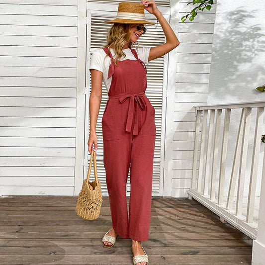 Salopette large pour femmes avec ceinture ajustable et poches Chic und Stil